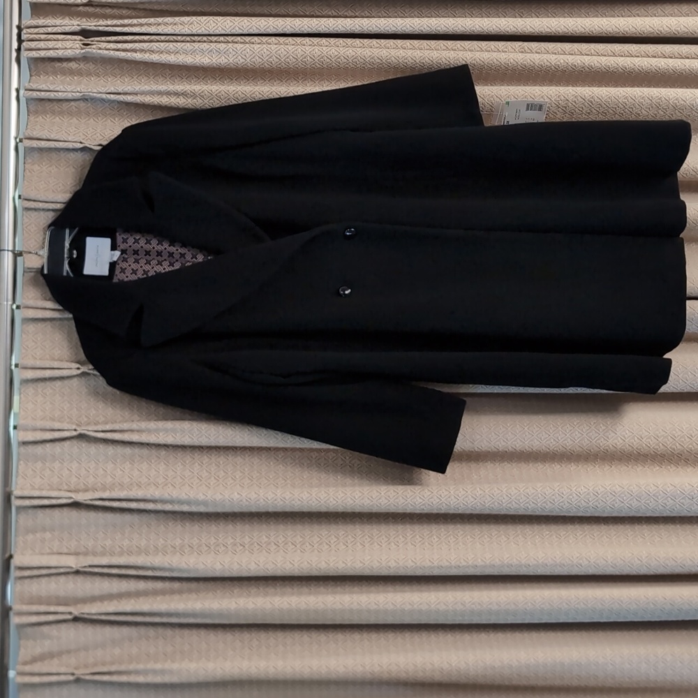 NWT Vintage Women's Size 3X Jaclyn Smith Black Pea Coat
